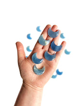 Load image into Gallery viewer, Small Blue Calcite Moons