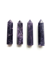 Load image into Gallery viewer, Dark Purple Lepidolite Towers