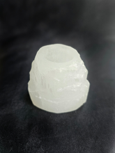 Load image into Gallery viewer, Selenite Mountain Candle Holder