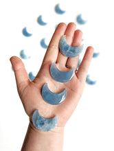 Load image into Gallery viewer, Large Blue Calcite Moons
