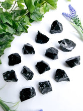 Load image into Gallery viewer, Raw Black Obsidian