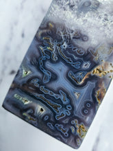 Load image into Gallery viewer, Druzy Purple Moss Agate Tower
