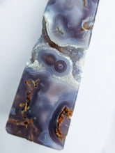 Load image into Gallery viewer, Druzy Purple Moss Agate Tower