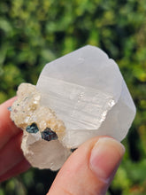 Load image into Gallery viewer, Indicolite (Blue Tourmaline) in Quartz with Mica