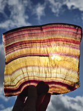 Load image into Gallery viewer, Yellow and Purple Fluorite Slab #2