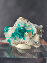 Load image into Gallery viewer, Dioptase (with Calcite) #1