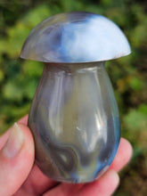 Load image into Gallery viewer, Orca Agate Mushroom