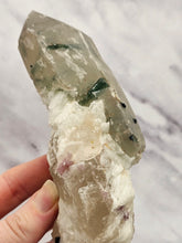 Load image into Gallery viewer, Smokey Citrine with Green Tourmaline, Lepidolite, Cleavelandite, and Muscovite