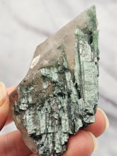 Load image into Gallery viewer, Smokey Quartz with Chatoyant Green Tourmaline
