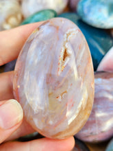 Load image into Gallery viewer, Flower Agate Palm Stone #6