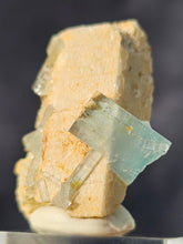 Load image into Gallery viewer, Aquamarine on Feldspar