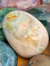 Load image into Gallery viewer, Flower Agate Palm Stone #1