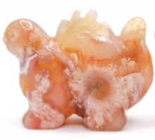 Load image into Gallery viewer, Flower Agate Stegosaurus