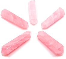 Load image into Gallery viewer, Rose Quartz Double Terminated Points