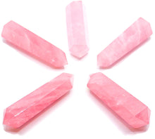 Load image into Gallery viewer, Rose Quartz Dual Termination Point