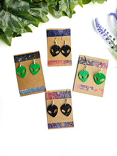 Load image into Gallery viewer, Alien Earrings
