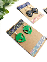 Load image into Gallery viewer, Alien Earrings
