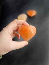 Load image into Gallery viewer, Selenite Small Orange Heart
