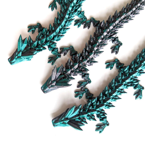 Colourshift 3D Printed Dragons Articulated Fidget Toys