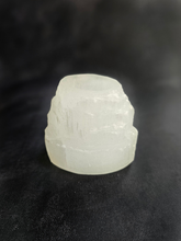 Load image into Gallery viewer, Selenite Mountain Candle Holder
