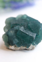 Load image into Gallery viewer, Blue Green Cubic Fluorite
