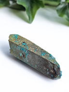 Chrysocolla on Quartz