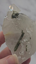 Load and play video in Gallery viewer, Quartz with Green Tourmaline
