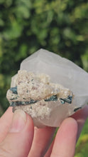 Load and play video in Gallery viewer, Indicolite (Blue Tourmaline) in Quartz with Mica
