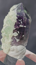 Load and play video in Gallery viewer, Goboboseb Amethyst with Prehnite #2
