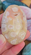 Load and play video in Gallery viewer, Flower Agate Palm Stone #3

