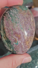 Load and play video in Gallery viewer, Ocean Jasper Palm Stone #8

