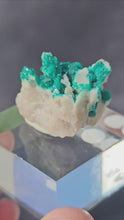 Load and play video in Gallery viewer, Dioptase (with Calcite) #2

