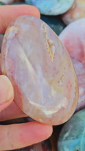 Load and play video in Gallery viewer, Flower Agate Palm Stone #6
