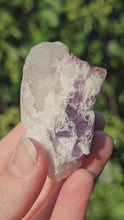 Load and play video in Gallery viewer, Rubellite (Pink Tourmaline) in Quartz with Lepidolite
