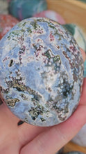 Load and play video in Gallery viewer, Ocean Jasper Palm Stone #7
