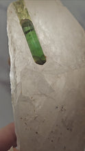 Load and play video in Gallery viewer, Tabular Smokey Quartz with Green Tourmaline
