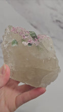 Load and play video in Gallery viewer, Smokey Citrine with Watermelon Tourmaline and Lepidolite
