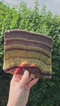 Load and play video in Gallery viewer, Yellow and Purple Fluorite Slab #2
