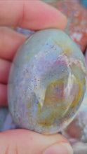 Load and play video in Gallery viewer, Ocean Jasper Palm Stone #13
