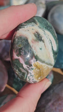 Load and play video in Gallery viewer, Ocean Jasper Palm Stone #5
