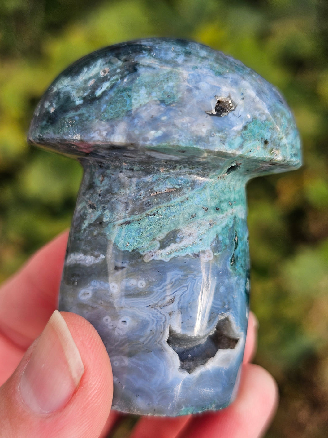 Ocean Jasper Mushroom #3