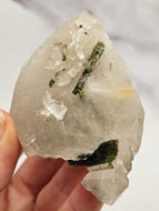 Quartz with Green Tourmaline