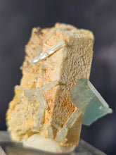 Load image into Gallery viewer, Aquamarine on Feldspar

