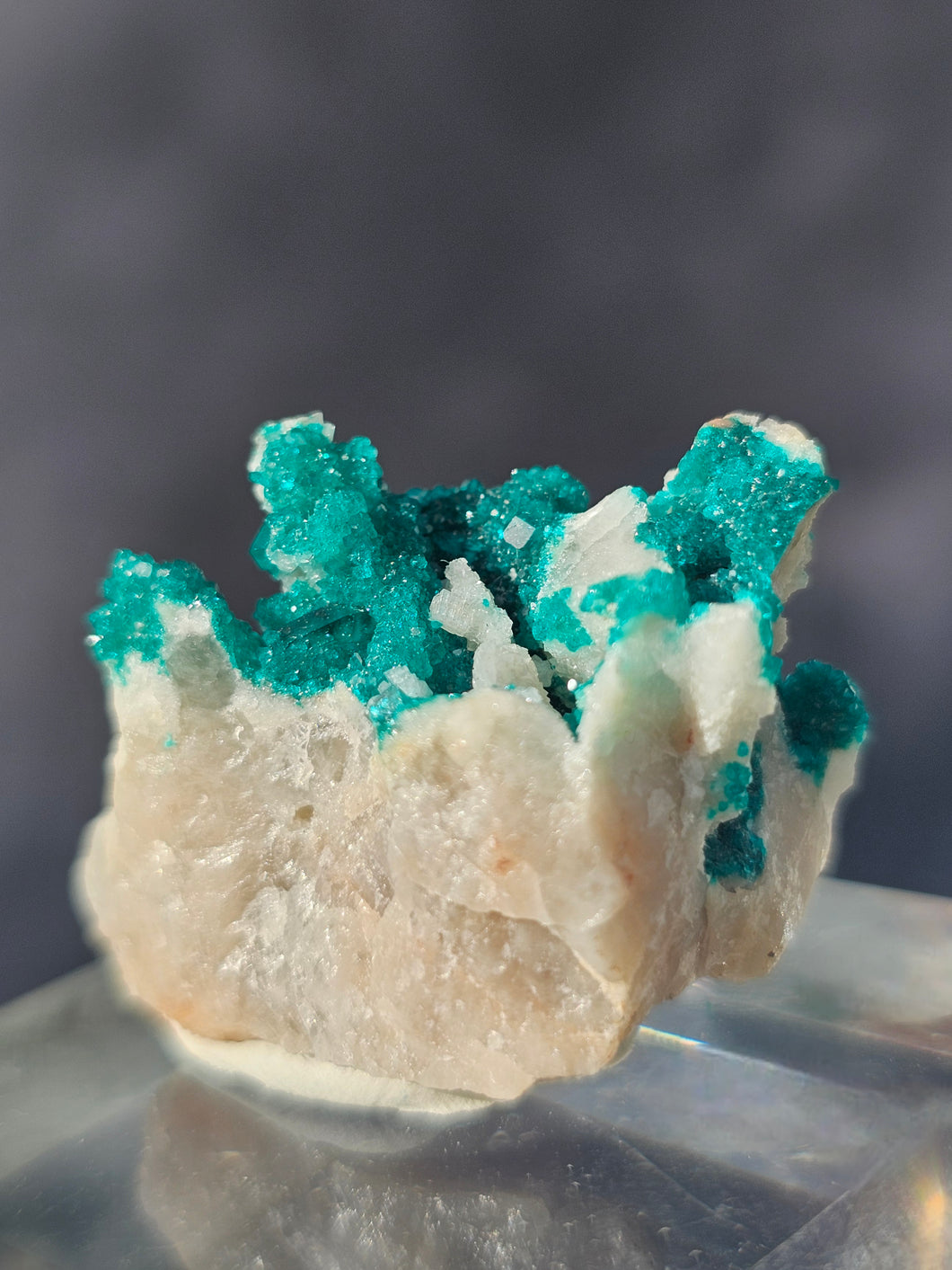 Dioptase (with Calcite) #2