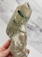 Smokey Citrine with Green Tourmaline, Lepidolite, Cleavelandite, and Muscovite