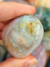 Load image into Gallery viewer, Flower Agate Palm Stone #1
