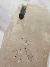 Load image into Gallery viewer, Tabular Smokey Quartz with Green Tourmaline
