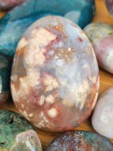 Load image into Gallery viewer, Flower Agate Palm Stone #5

