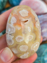 Load image into Gallery viewer, Flower Agate Palm Stone #3
