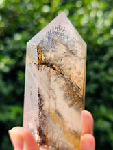 Load image into Gallery viewer, Dendritic Rose Quartz (with Golden Healer) Tower #2
